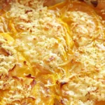 Gratin de courge butternut et fromage de chèvre doré