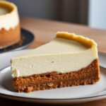 Cheesecake aux spéculoos fait maison dans une cuisine familiale