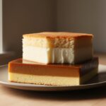 Gâteau magique aux trois textures : flan, crème et génoise dorée