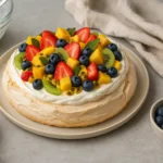 Pavlova aux fruits d’été maison, meringue croustillante et fruits frais