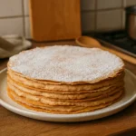 Scofa maison – gâteau alsacien à la crème pralinée sur pain azyme