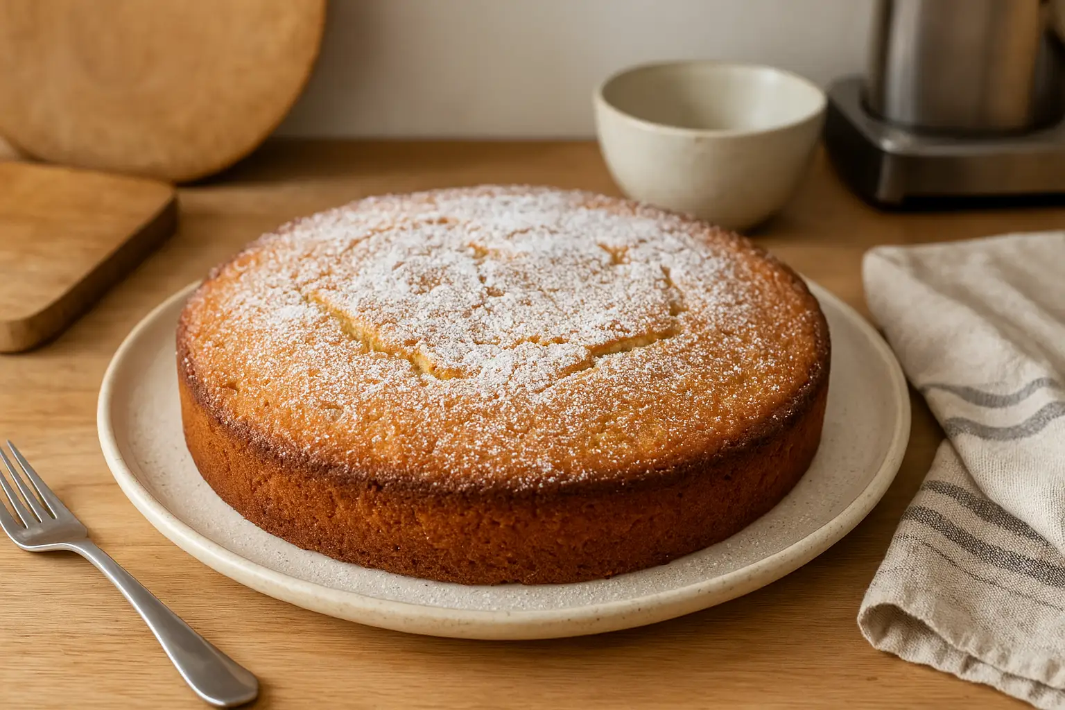 Gâteau amandier moelleux et fondant fait maison