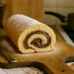 Gâteau roulé au Nutella fait maison, moelleux et gourmand
