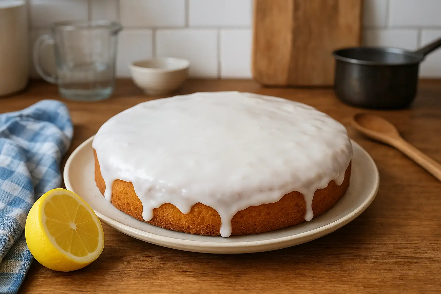 Glaçage pour gâteau au citron facile fait maison