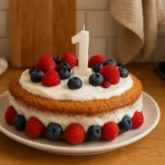 Recette gâteau bébé 1 an fait maison, sain et moelleux pour premier anniversaire