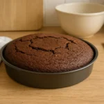 gâteau moelleux au chocolat préparé au robot Monsieur Cuisine sur une table de cuisine familiale