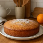 Gâteau à la fleur d’oranger moelleux et doré, recette maison parfumée et facile