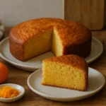gâteau à la mandarine moelleux fait maison, gâteau mandarine parfumé aux zestes et jus de mandarine