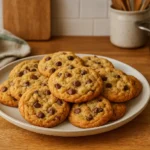 Cookies de Noël maison moelleux au chocolat et aux épices sur table de cuisine