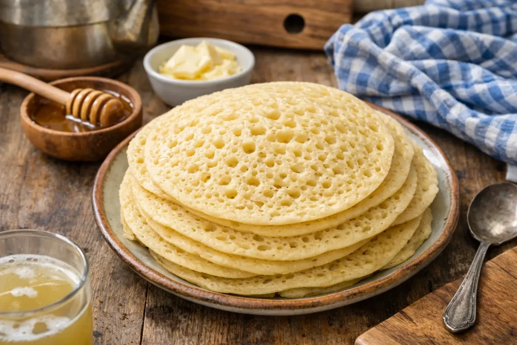 Baghrir marocain maison moelleux aux mille trous, recette traditionnelle a la semoule fine