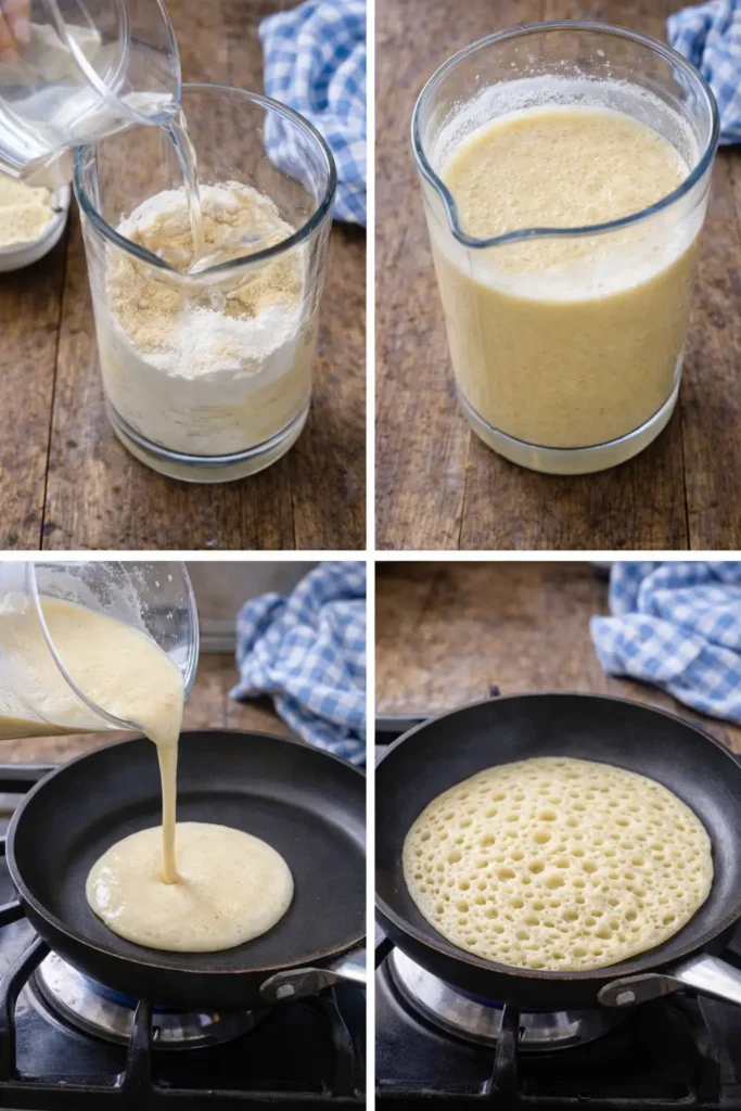 étapes pour baghrir marocain maison