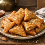 Briouates aux amandes marocaines croustillantes au miel et fleur d'oranger