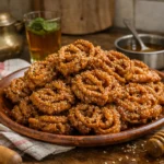 Chebakia marocaine traditionnelle au miel et graines de sesame faite maison