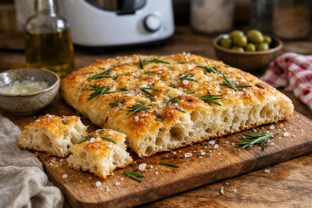 focaccia recette - Facile fait maison