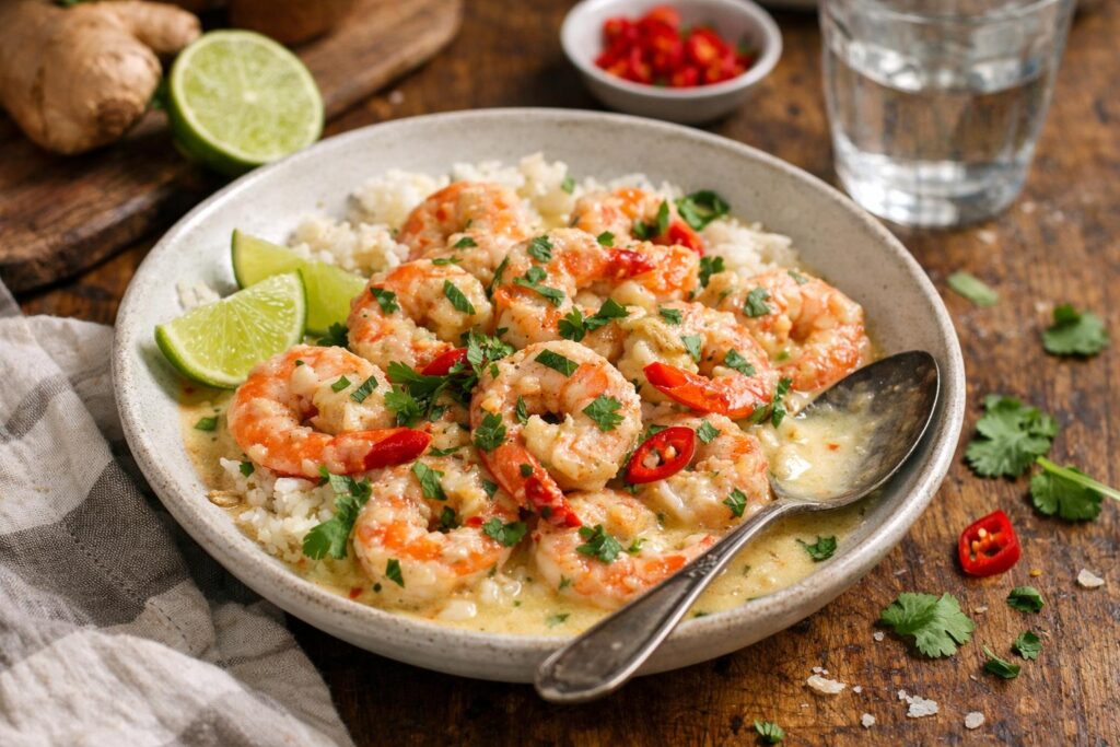 Crevettes à la thaïlandaise - Facile fait maison