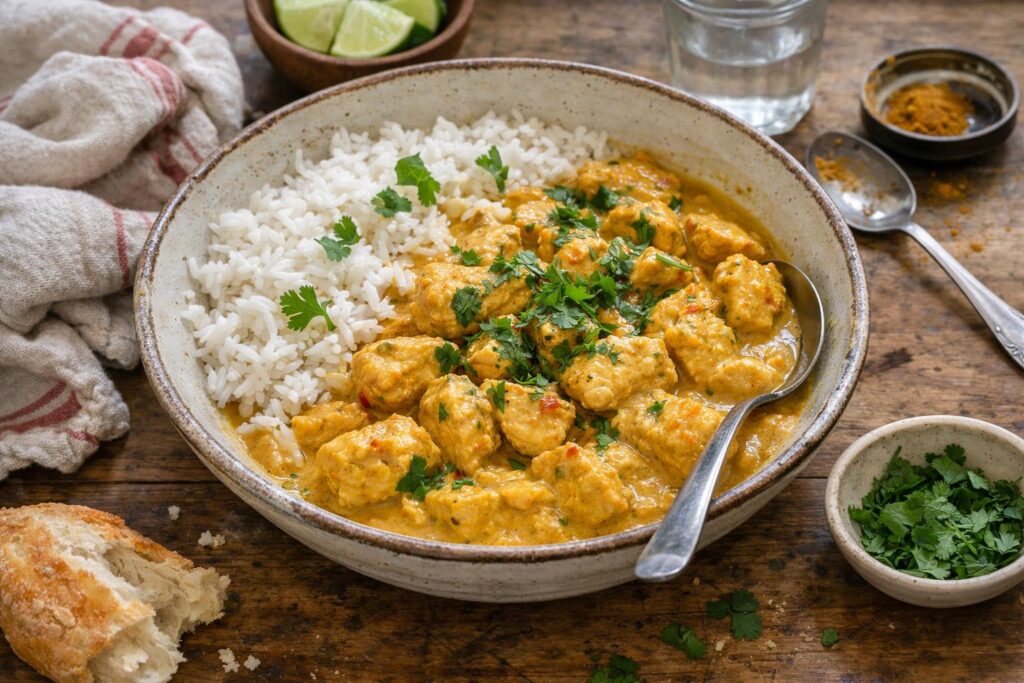 recette poulet curry - Facile fait maison