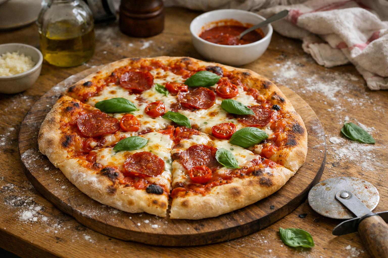 recette pate a pizza Facile fait maison