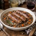 recette saucisse lentilles - Facile fait maison