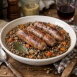 recette saucisse lentilles - Facile fait maison