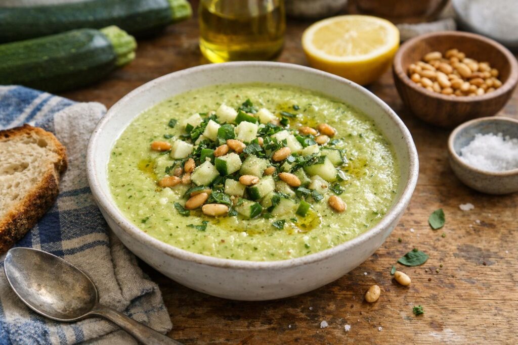 Gaspacho Courgette - Facile fait maison