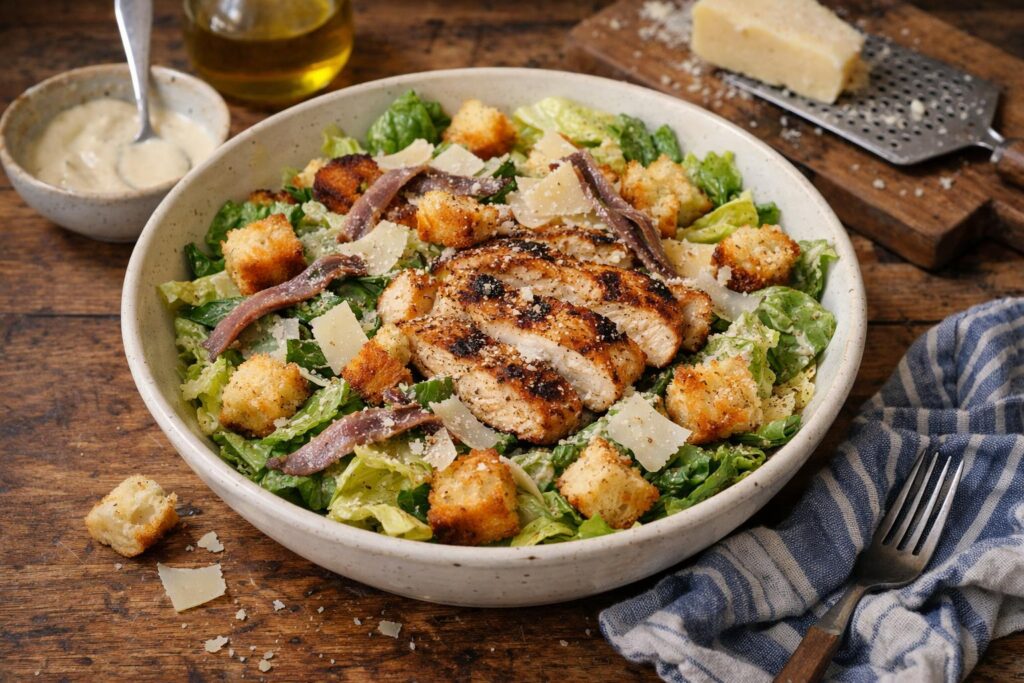 recette salade cesar - Facile fait maison