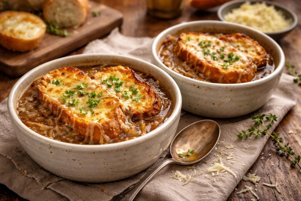 Soupe à l'oignon - Facile fait maison
