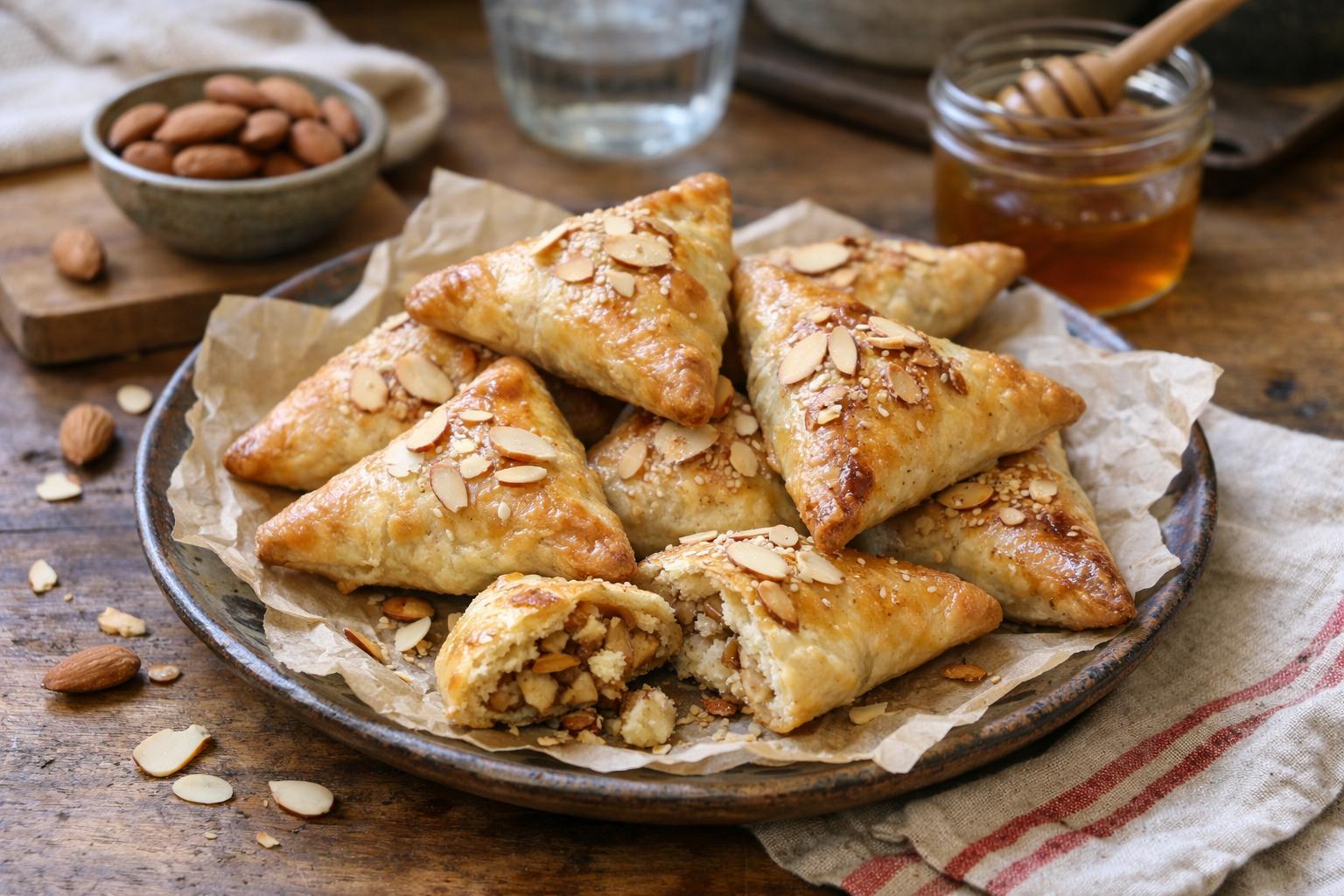 Samsa aux amandes Facile fait maison