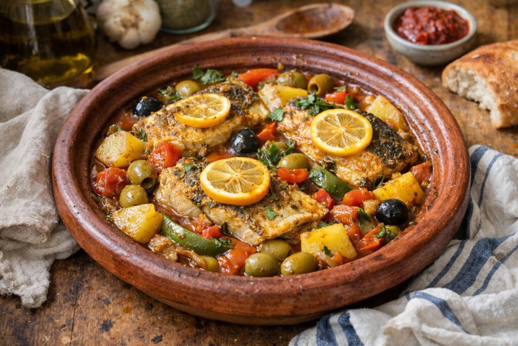 Tajine de poisson Facile fait maison