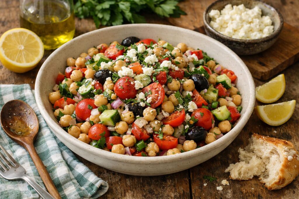 Salade de Pois Chiches - Facile fait maison