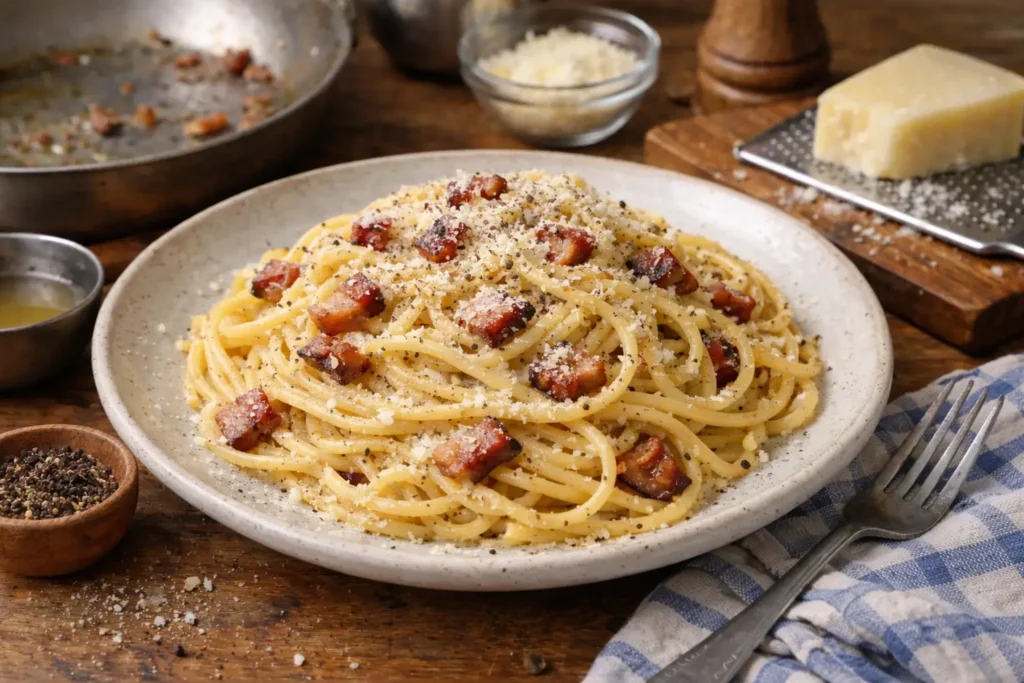 Recette carbonara italienne