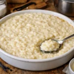 Riz au lait à la vanille, crémeux et traditionnel facile fait maison