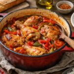 Poulet basquaise - Facile fait maison