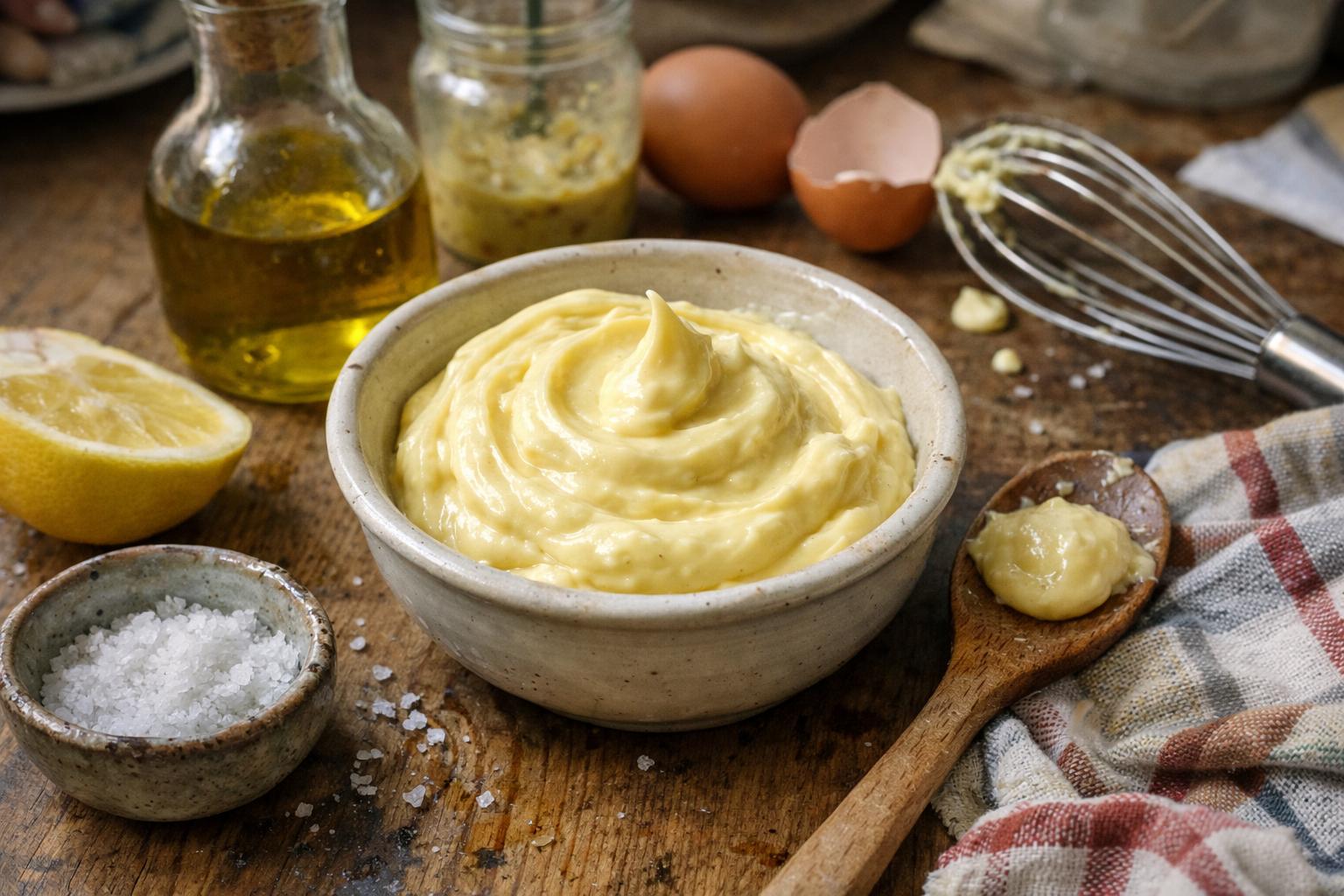 recette mayonnaise Facile fait maison