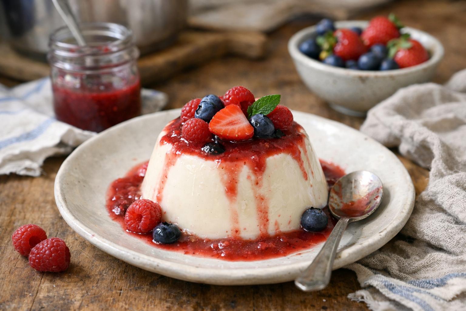 panna cotta recette - Facile fait maison