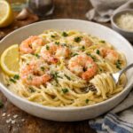 Pâtes aux crevettes - Facile fait maison