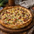 Quiche aux poireaux et lardons - Facile fait maison