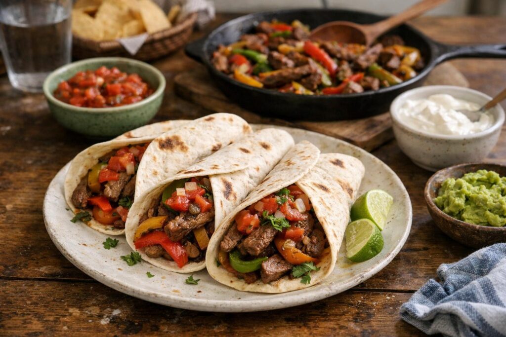 fajitas boeuf - Facile fait maison