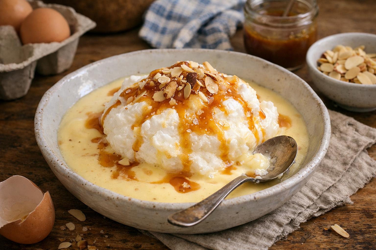 recette ile flottante - Facile fait maison