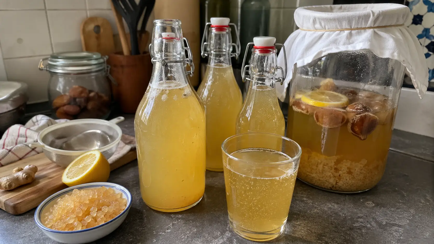 Kéfir de fruits - Facile fait maison