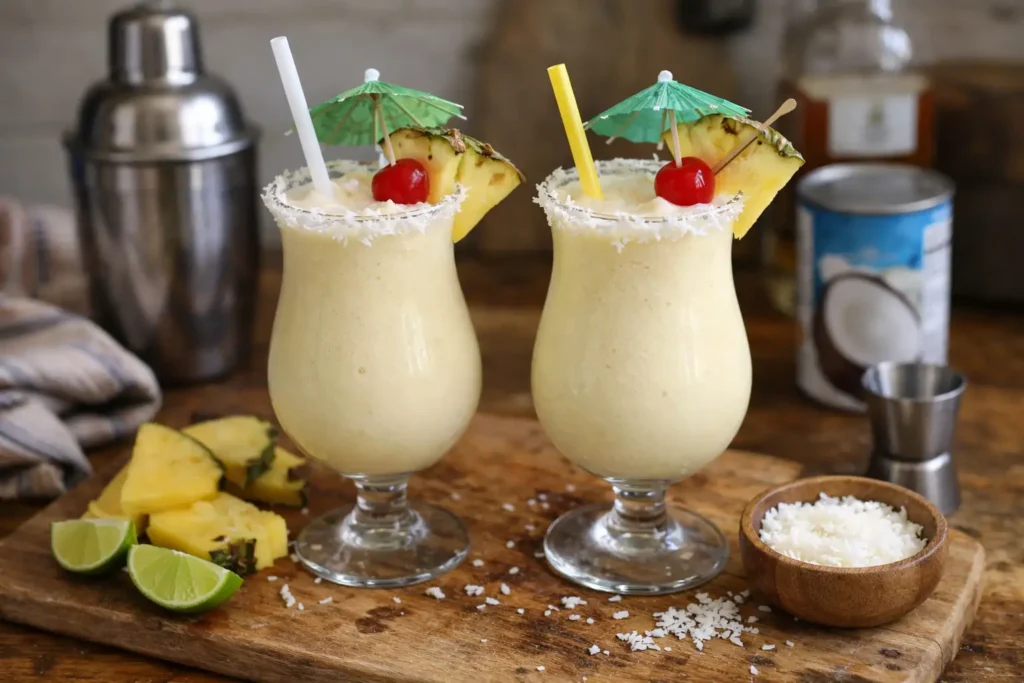 Pina Colada maison (classique et sans alcool)