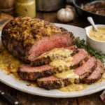 Roti de boeuf a la moutarde - Facile fait maison