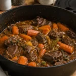 Boeuf carottes a l'ancienne (cocotte) - Facile fait maison
