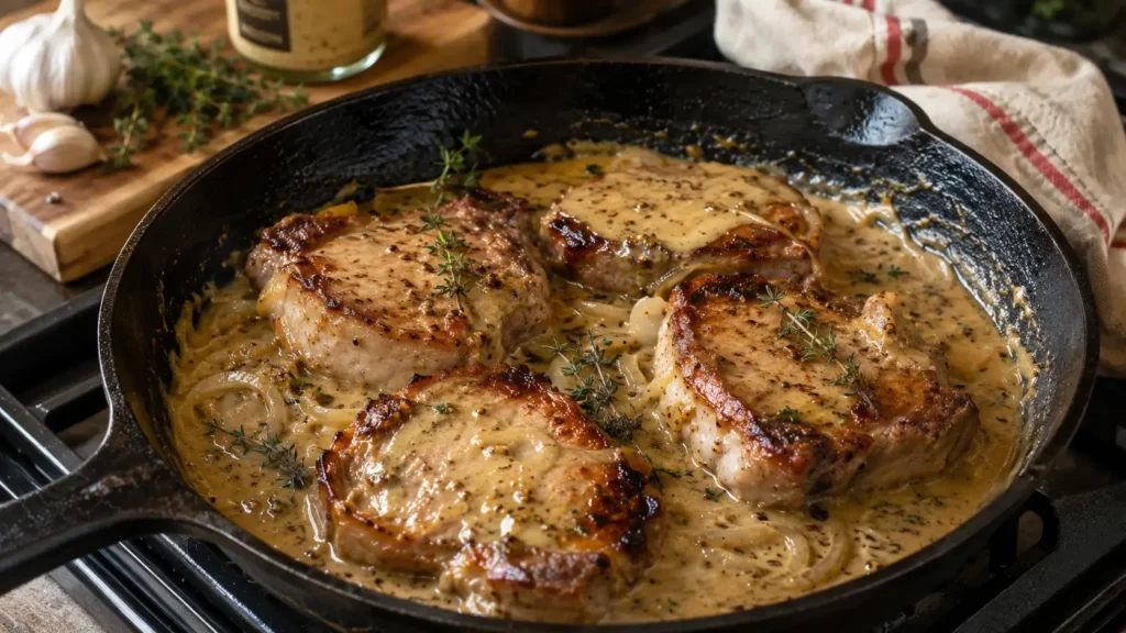 Cotes de porc moelleuses au four - Facile fait maison