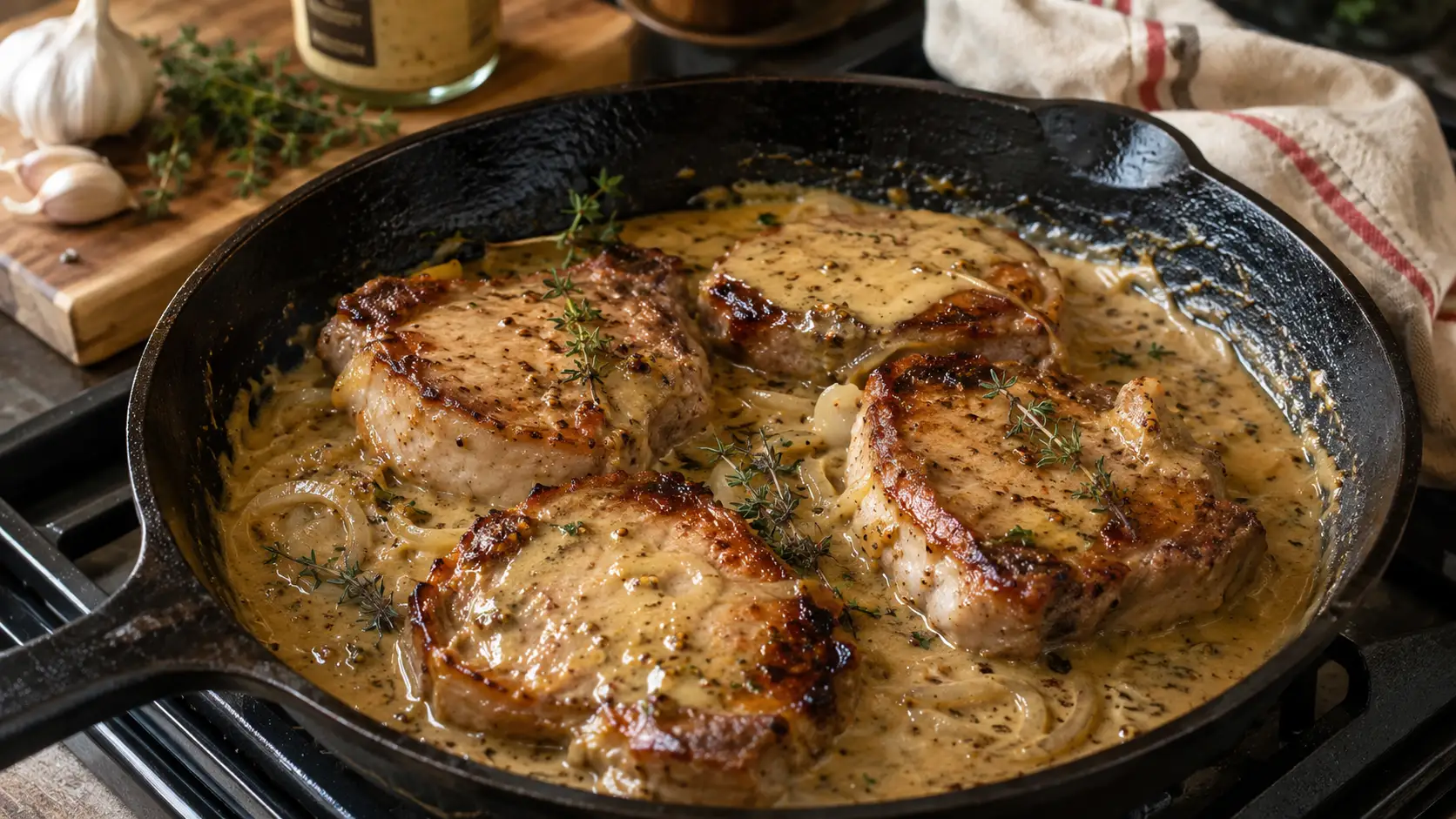 Cotes de porc moelleuses au four - Facile fait maison