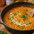 Dahl de lentilles corail au lait de coco - Facile fait maison