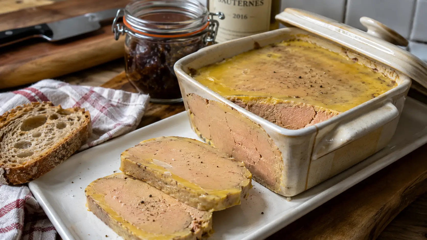 Foie gras maison en terrine - Facile fait maison