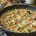 Fondue de poireaux crémeuse aux carottes et poulet - Facile fait maison