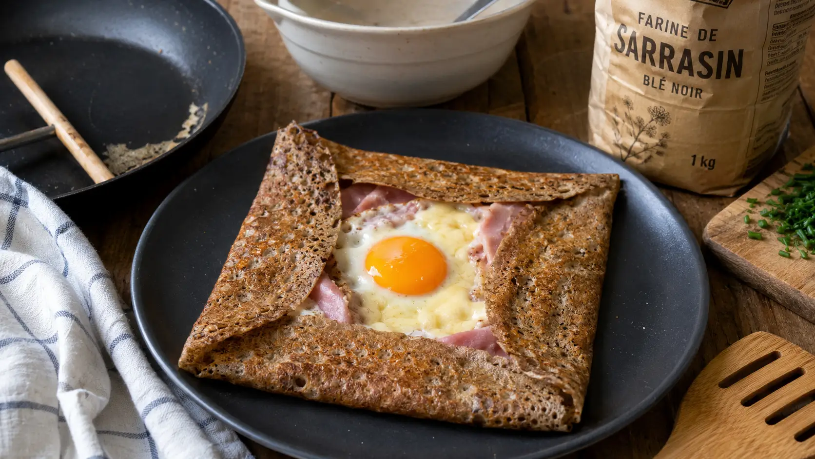 Galettes de sarrasin (galette bretonne) - Facile fait maison