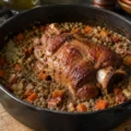 Jarret de porc aux lentilles en cocotte - Facile fait maison