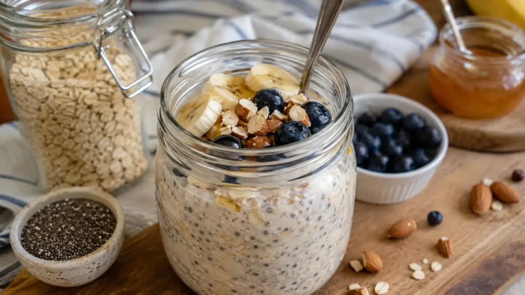 Overnight oats (recette de base) - Facile fait maison